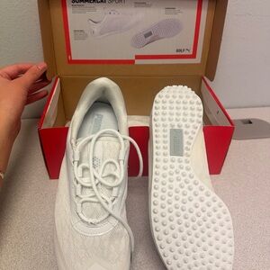 Puma White Golf Sneakers